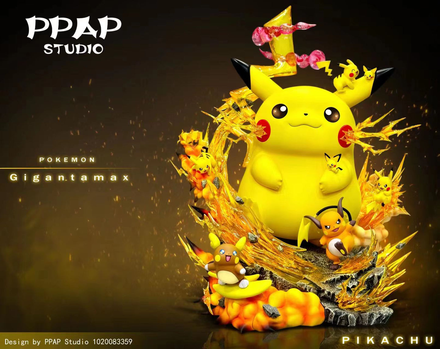 PPAP STUDIO – POKEMON: GIGANTAMAX EVOLUTION SERIES 4. PIKACHU [IN STOCK]