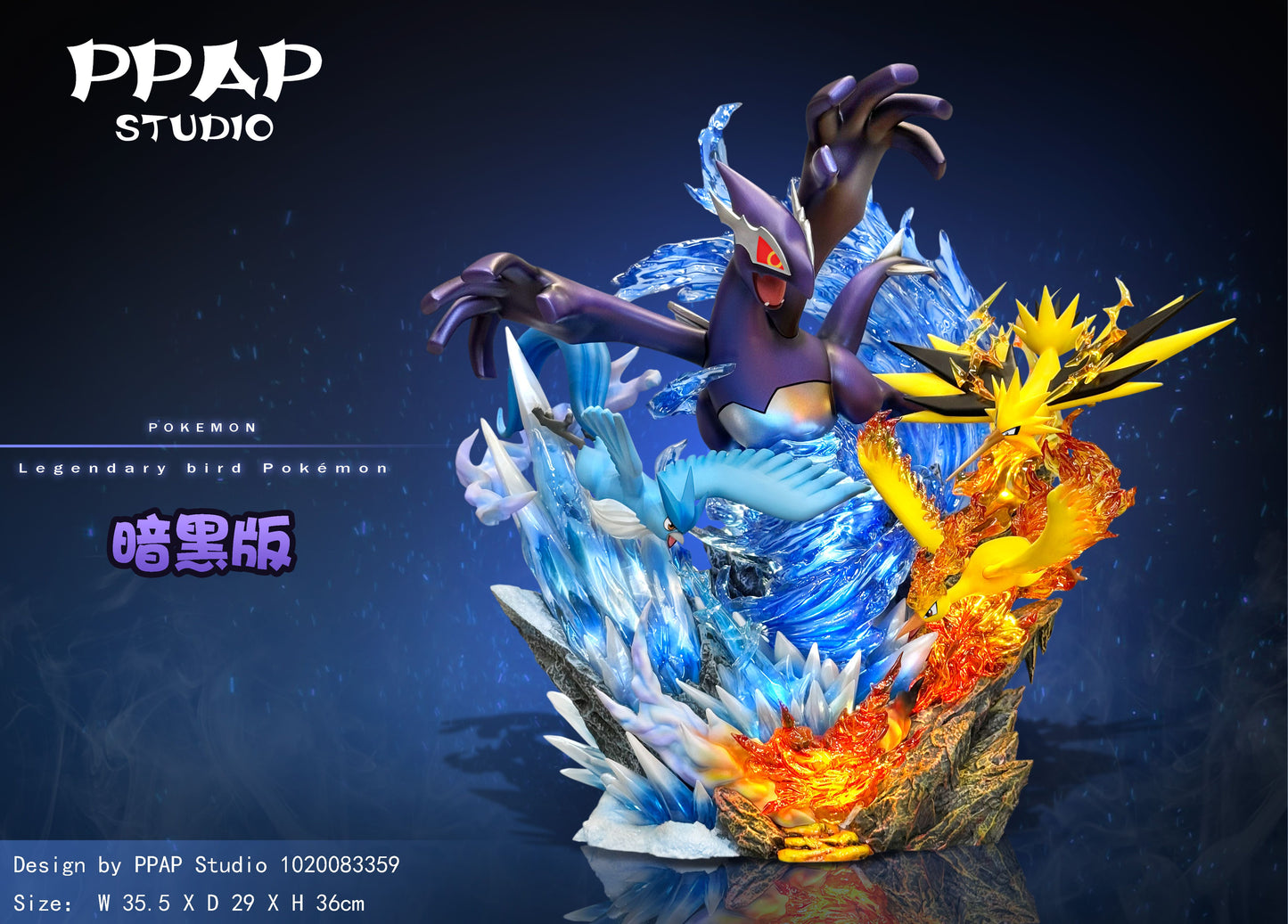 PPAP STUDIO – POKEMON: LEGENDARY SERIES 2. LEGENDARY BIRDS, LUGIA, MOLTRES, ARTICUNO AND ZAPDOS [PRE-ORDER]