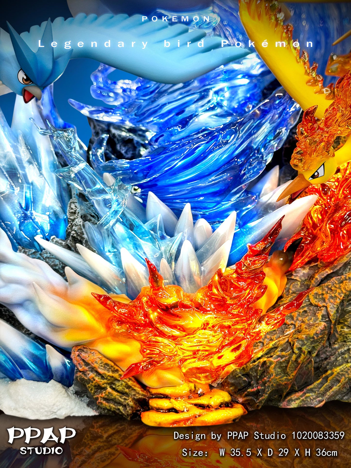 PPAP STUDIO – POKEMON: LEGENDARY SERIES 2. LEGENDARY BIRDS, LUGIA, MOLTRES, ARTICUNO AND ZAPDOS [IN STOCK]