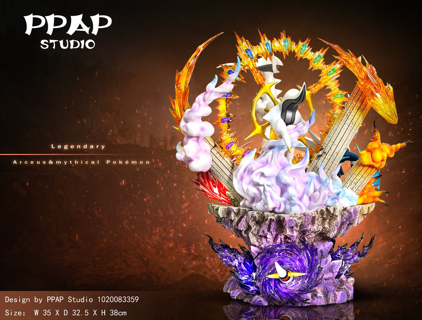 PPAP STUDIO – POKEMON: LEGENDARY SERIES 4. ARCEUS AND THE POKEMON OF MYTH, DIALGA, PALKIA AND GIRATINA [PRE-ORDER]