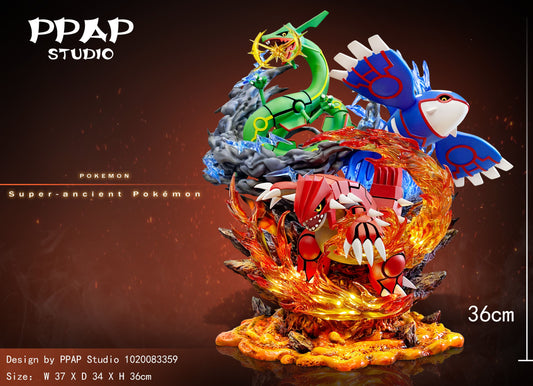PPAP STUDIO – POKEMON: LEGENDARY SERIES 1. SUPER-ANCIENT POKEMON, GROUDON, KYOGRE AND RAYQUAZA [SOLD OUT]
