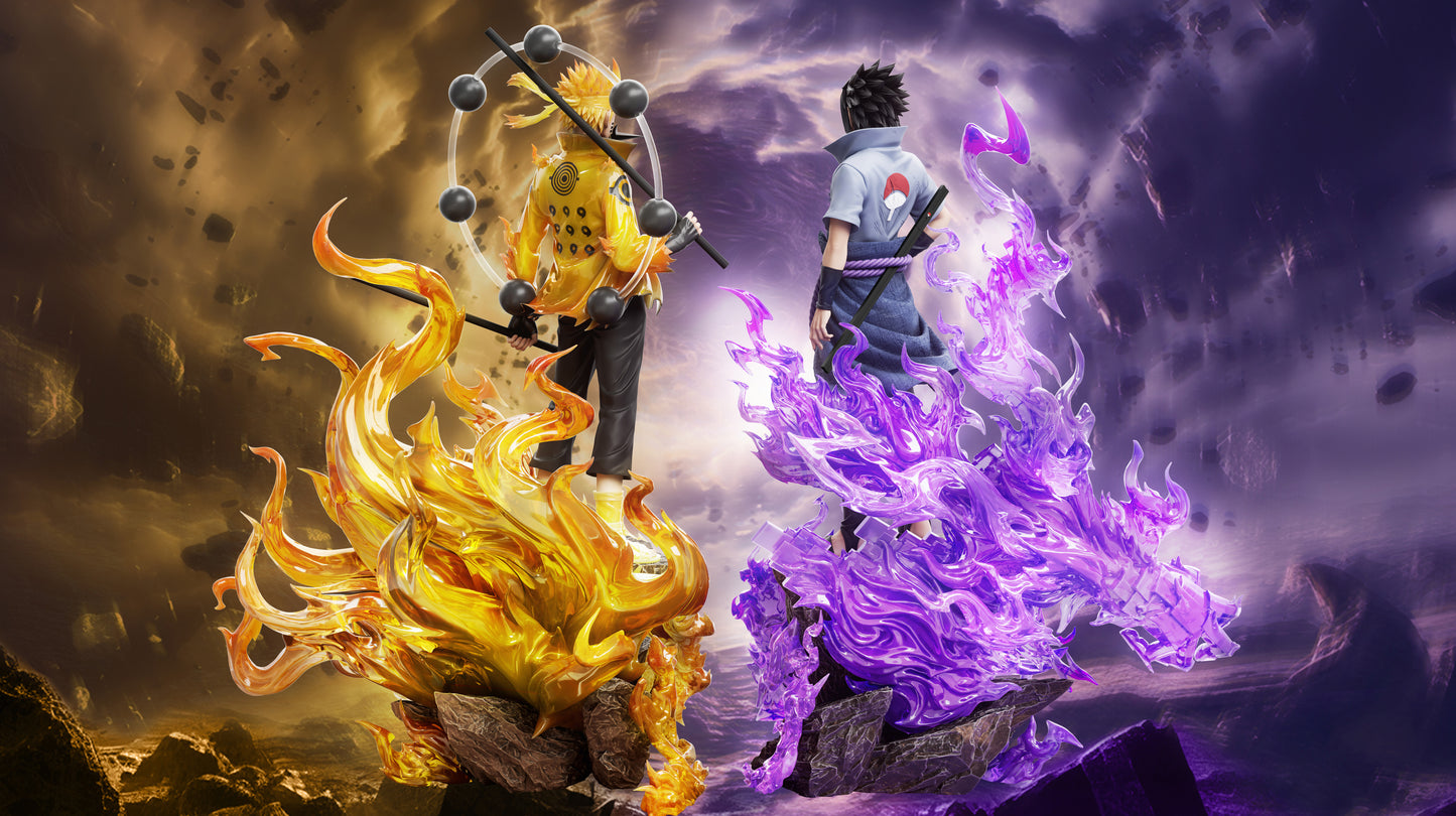 QIYUAN STUDIO – NARUTO: SIX PATHS SAGE MODE NARUTO AND SASUKE [PRE-ORDER]