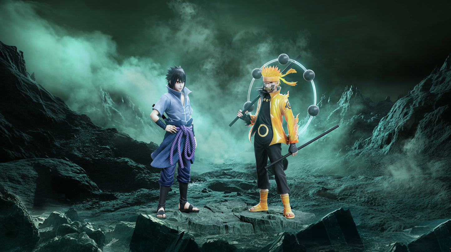 QIYUAN STUDIO – NARUTO: SIX PATHS SAGE MODE NARUTO AND SASUKE [PRE-ORDER]