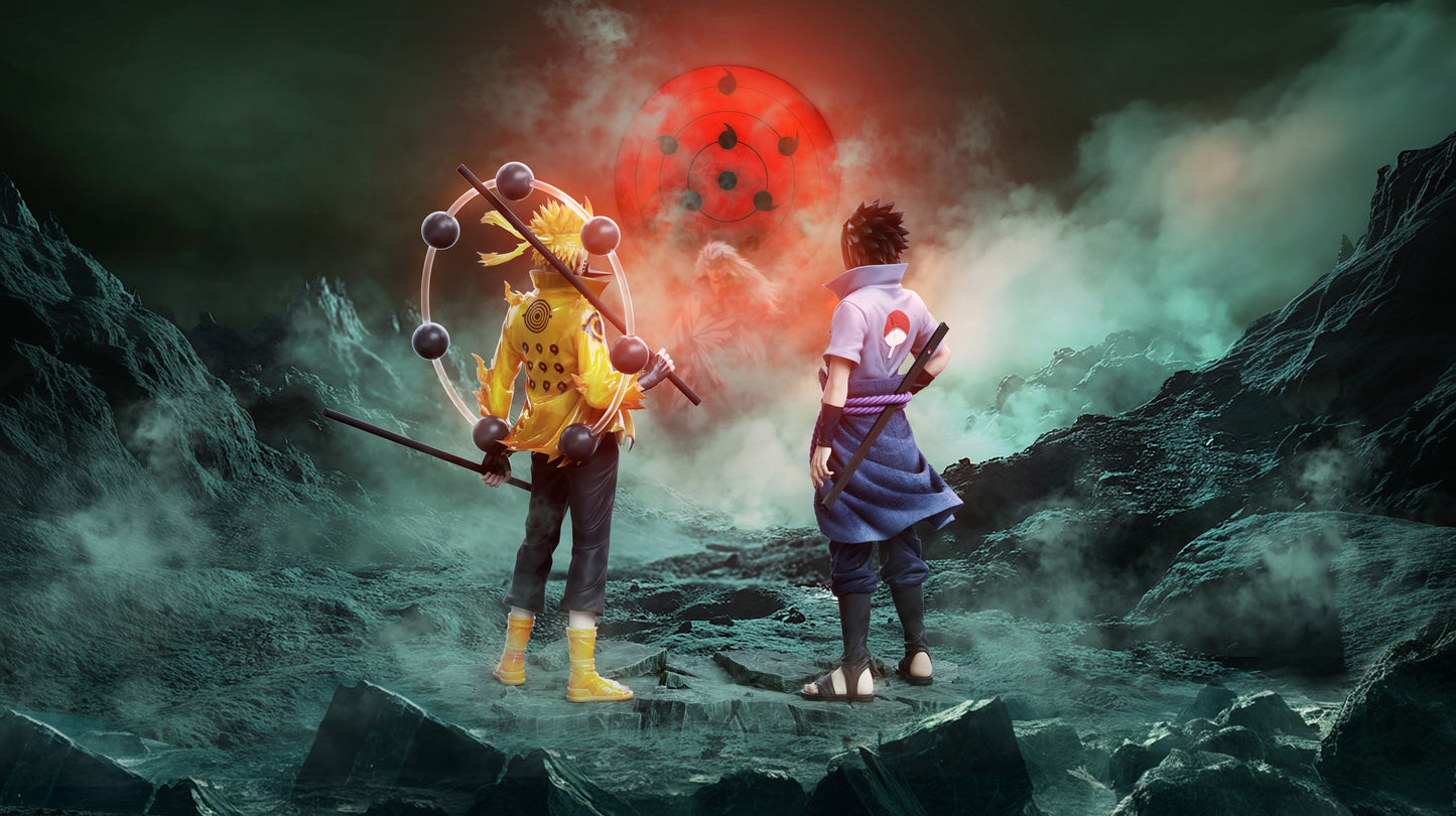 QIYUAN STUDIO – NARUTO: SIX PATHS SAGE MODE NARUTO AND SASUKE [PRE-ORDER]