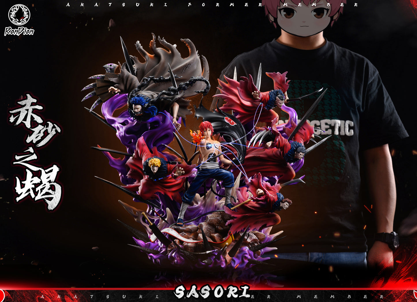 RAN DIAN STUDIO – NARUTO: AKATSUKI SERIES 6. SASORI OF THE RED SAND [SOLD OUT]