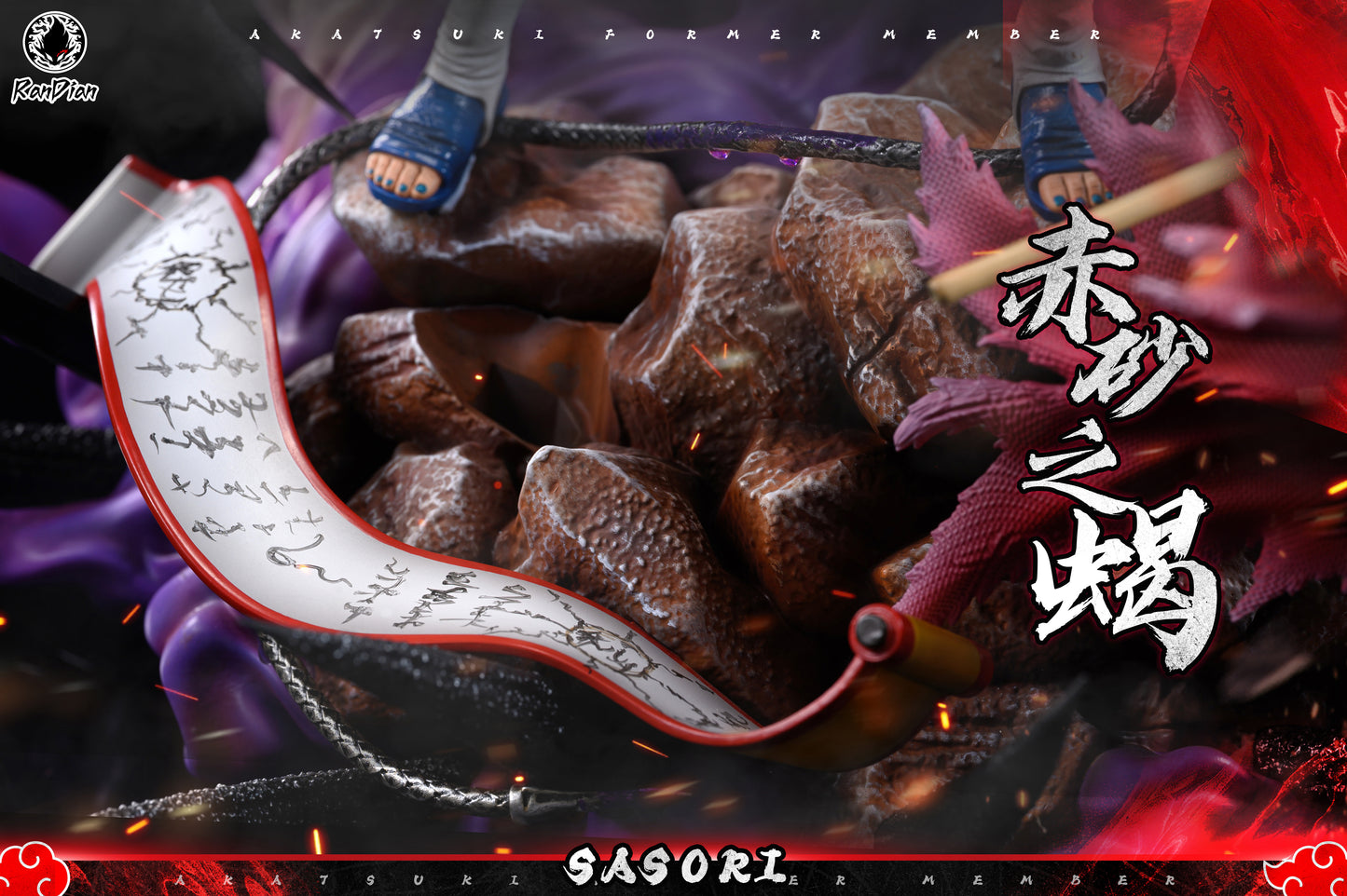 RAN DIAN STUDIO – NARUTO: AKATSUKI SERIES 6. SASORI OF THE RED SAND [SOLD OUT]