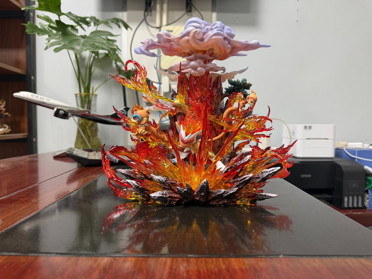 RAVEN STUDIO - POKEMON GENERATION IV STARTERS SERIES 1. INFERNAPE 10