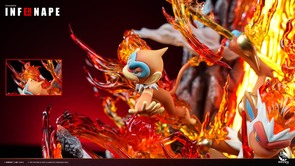 RAVEN STUDIO - POKEMON GENERATION IV STARTERS SERIES 1. INFERNAPE 2