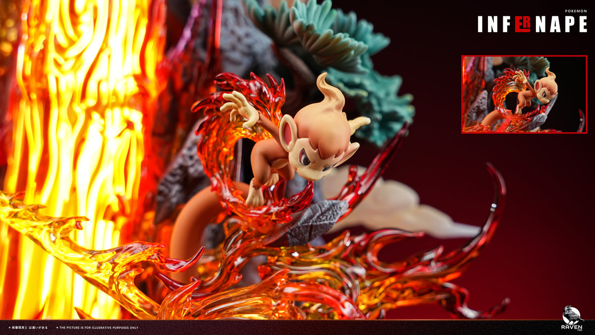 RAVEN STUDIO - POKEMON GENERATION IV STARTERS SERIES 1. INFERNAPE 3