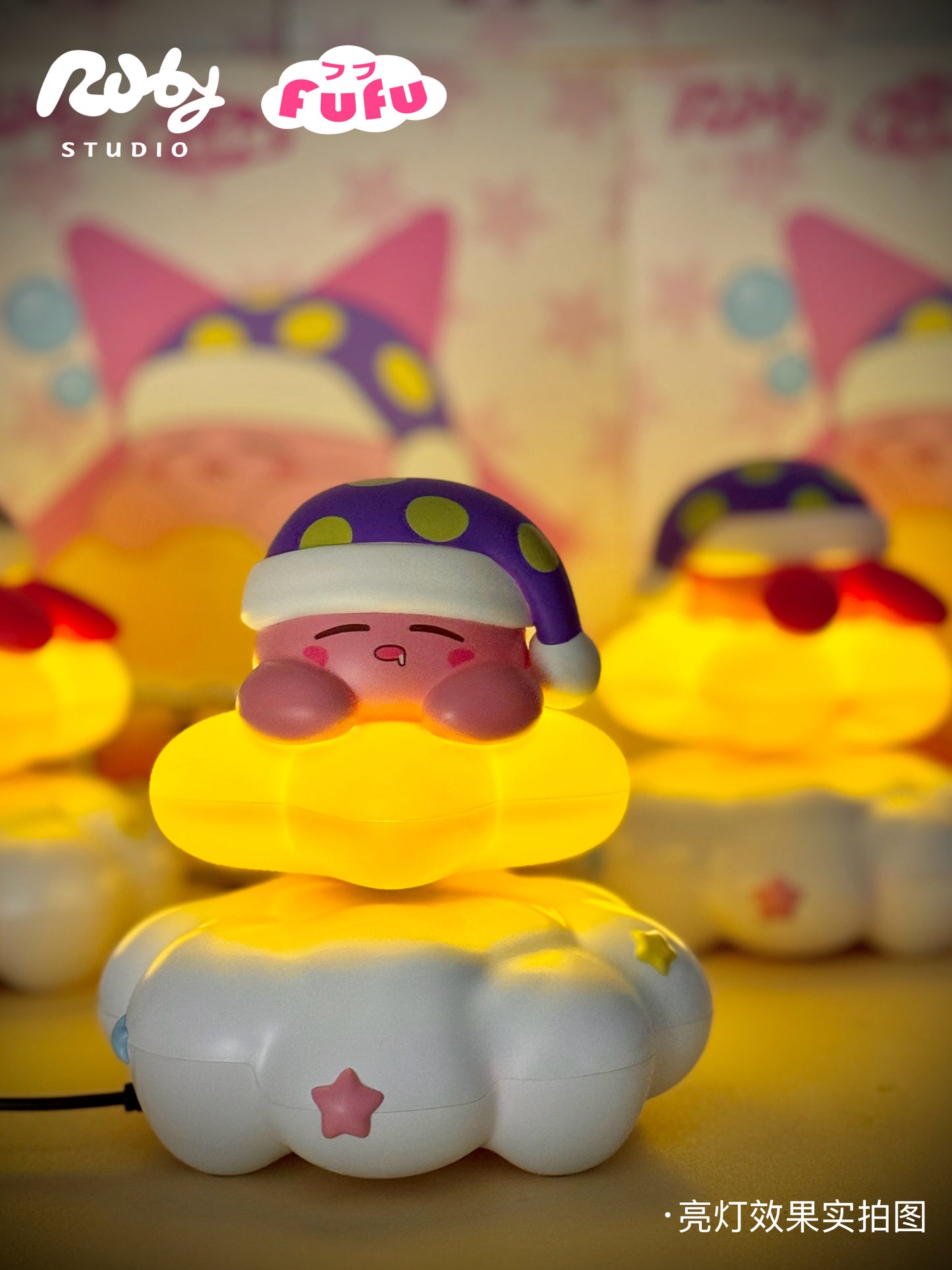 RUBY STUDIO – KIRBY: FLOATING SERIES 1. DREAMING KIRBY FLOATING NIGHT LIGHT [PRE-ORDER]
