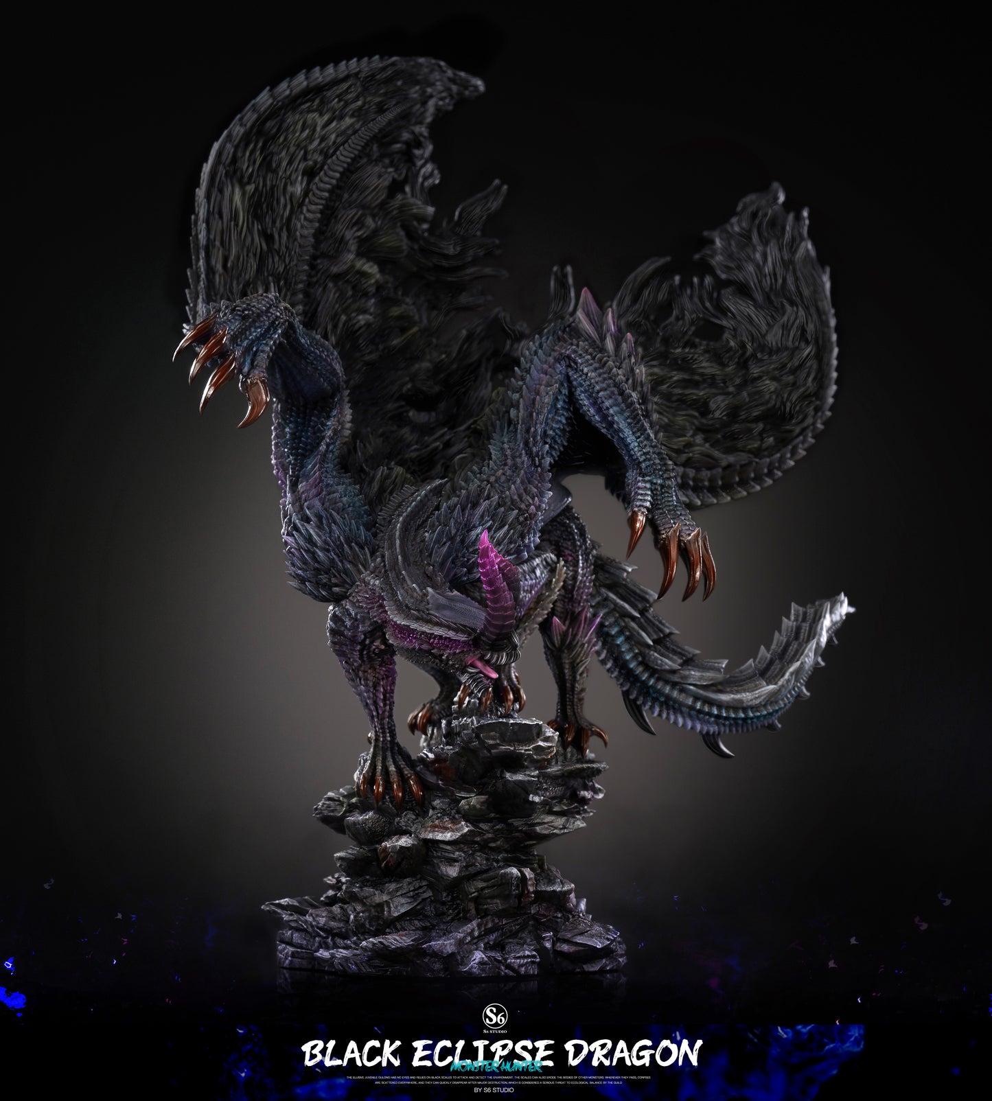 S6 STUDIO – MONSTER HUNTER: 6. BLACK ECLIPSE WYVERN GORE MAGALA [IN STOCK]