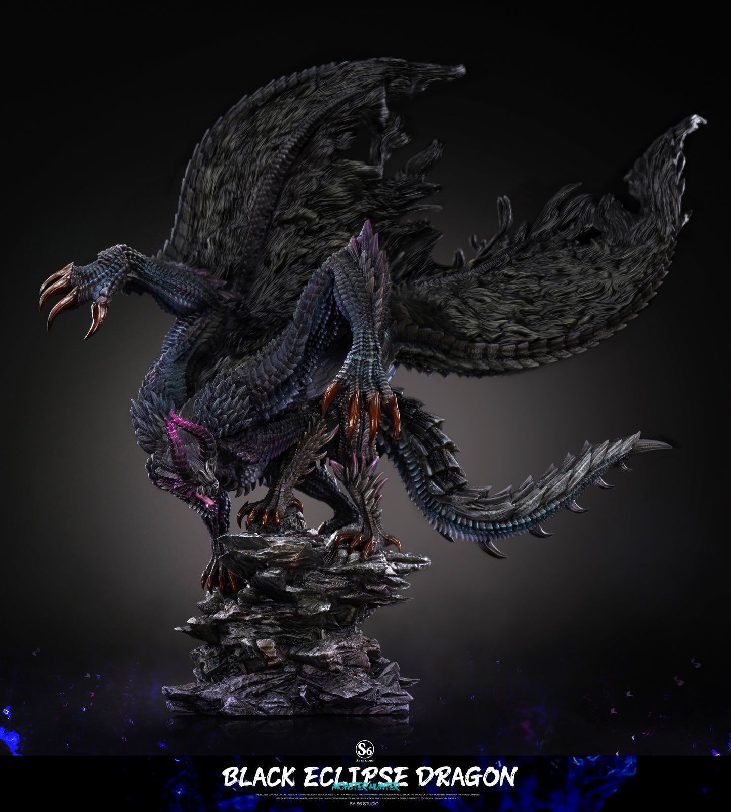 S6 STUDIO – MONSTER HUNTER: 6. BLACK ECLIPSE WYVERN GORE MAGALA [IN STOCK]