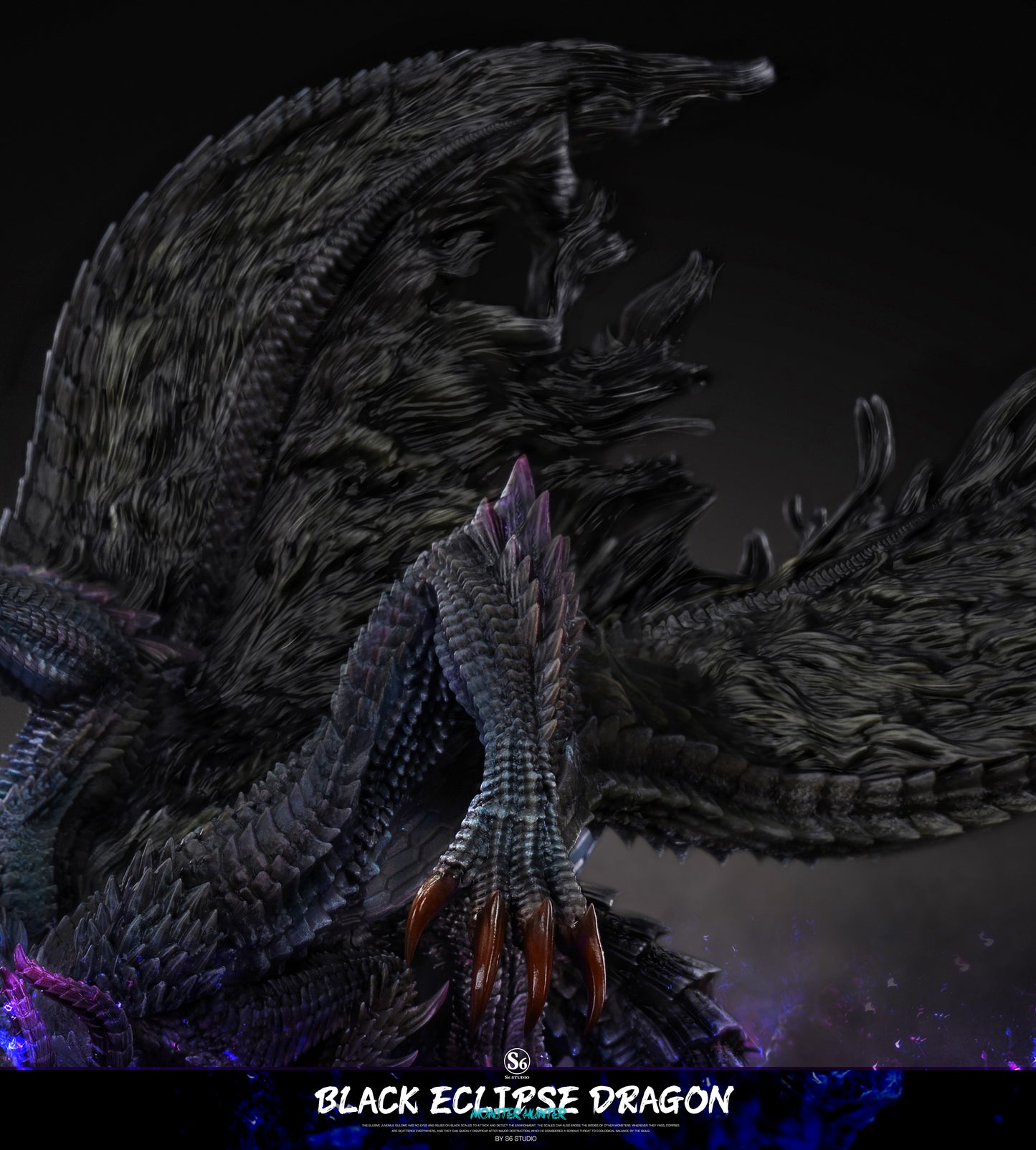 S6 STUDIO – MONSTER HUNTER: 6. BLACK ECLIPSE WYVERN GORE MAGALA [IN STOCK]