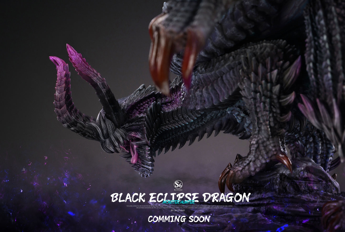 S6 STUDIO – MONSTER HUNTER: 6. BLACK ECLIPSE WYVERN GORE MAGALA [IN STOCK]