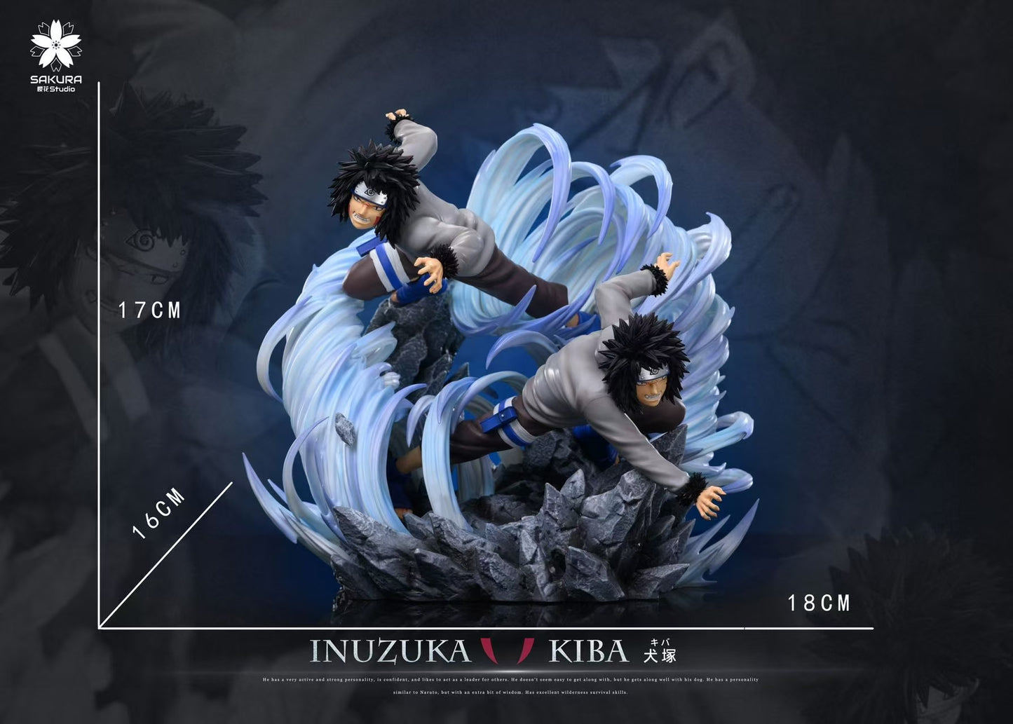 SAKURA STUDIO – NARUTO: 13. KIBA INUZUKA [IN STOCK]