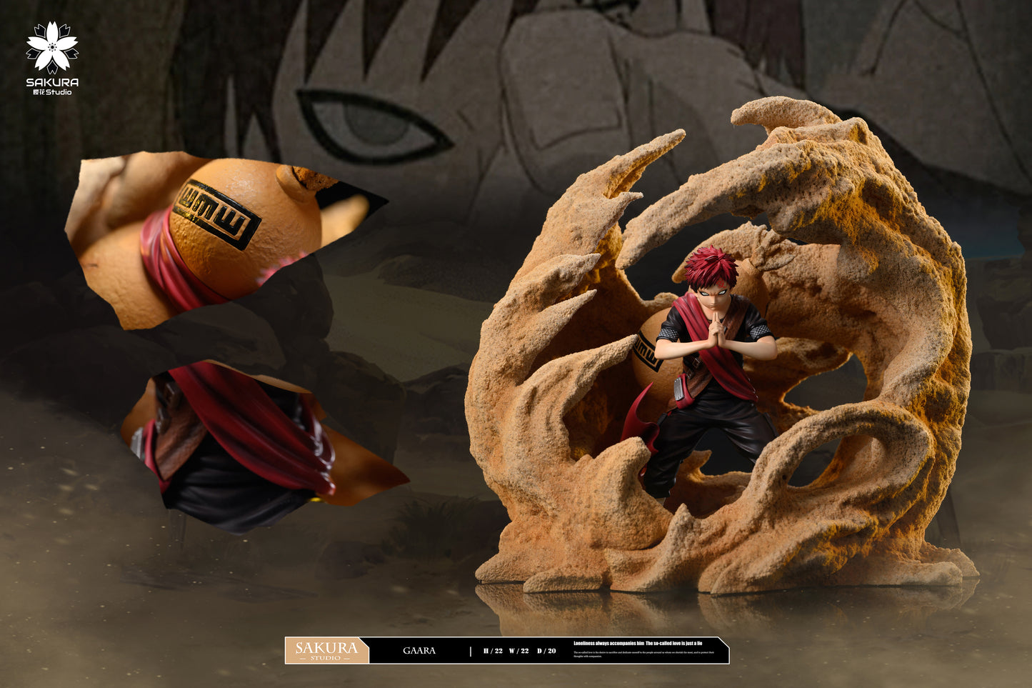 SAKURA STUDIO – NARUTO: 7. GAARA [PRE-ORDER]