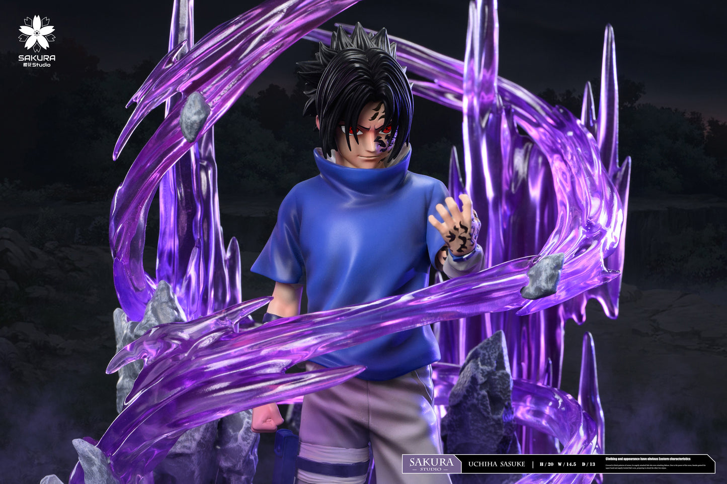 SAKURA STUDIO – NARUTO: 9. SASUKE UCHIHA [PRE-ORDER]