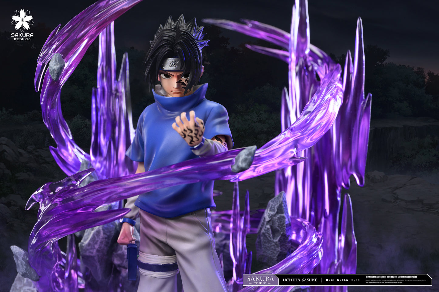 SAKURA STUDIO – NARUTO: 9. SASUKE UCHIHA [PRE-ORDER]