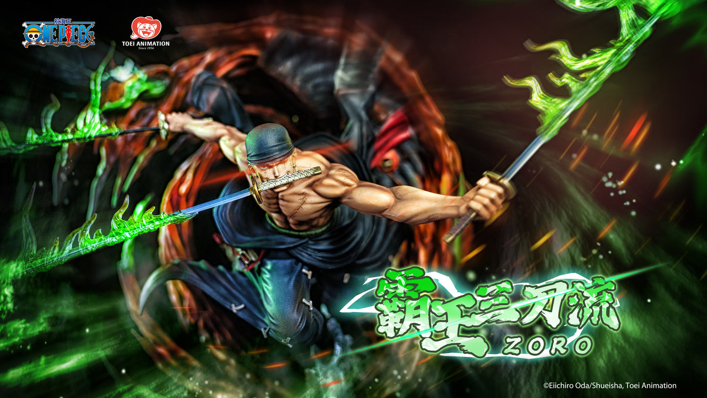 SHANGHAI TOEI ANIMATION STUDIO – ONE PIECE: SANTORYU OVERLORD RORONOA ZORO (LICENSED) [PRE-ORDER]