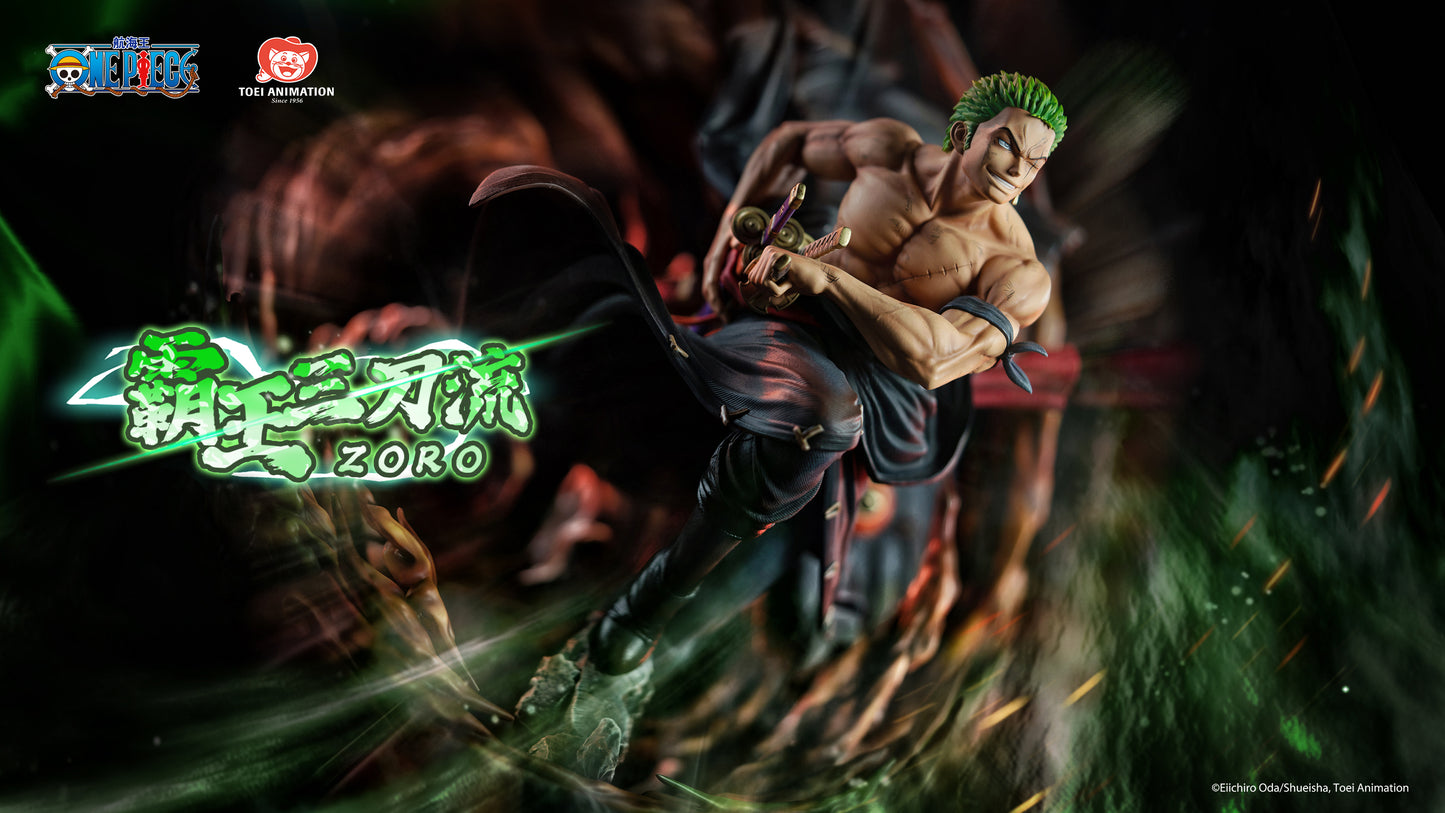 SHANGHAI TOEI ANIMATION STUDIO – ONE PIECE: SANTORYU OVERLORD RORONOA ZORO (LICENSED) [PRE-ORDER]