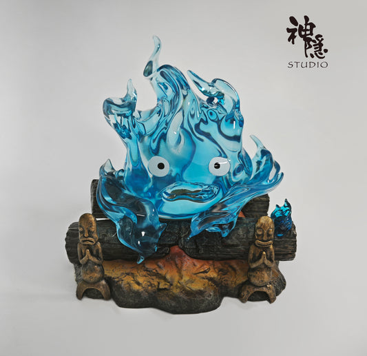SHEN YIN STUDIO – HOWL’S MOVING CASTLE: MEETING SERIES, CALCIFER (BLUE VERSION) [IN STOCK]
