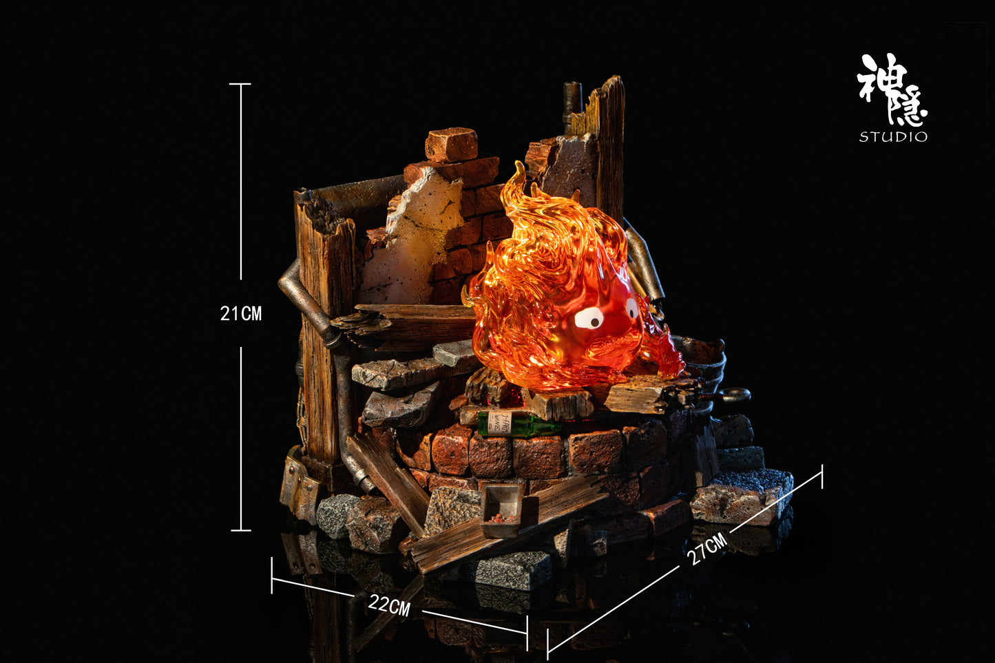 SHEN YIN STUDIO – HOWL’S MOVING CASTLE: MEETING SERIES, CALCIFER'S REBIRTH [IN STOCK]