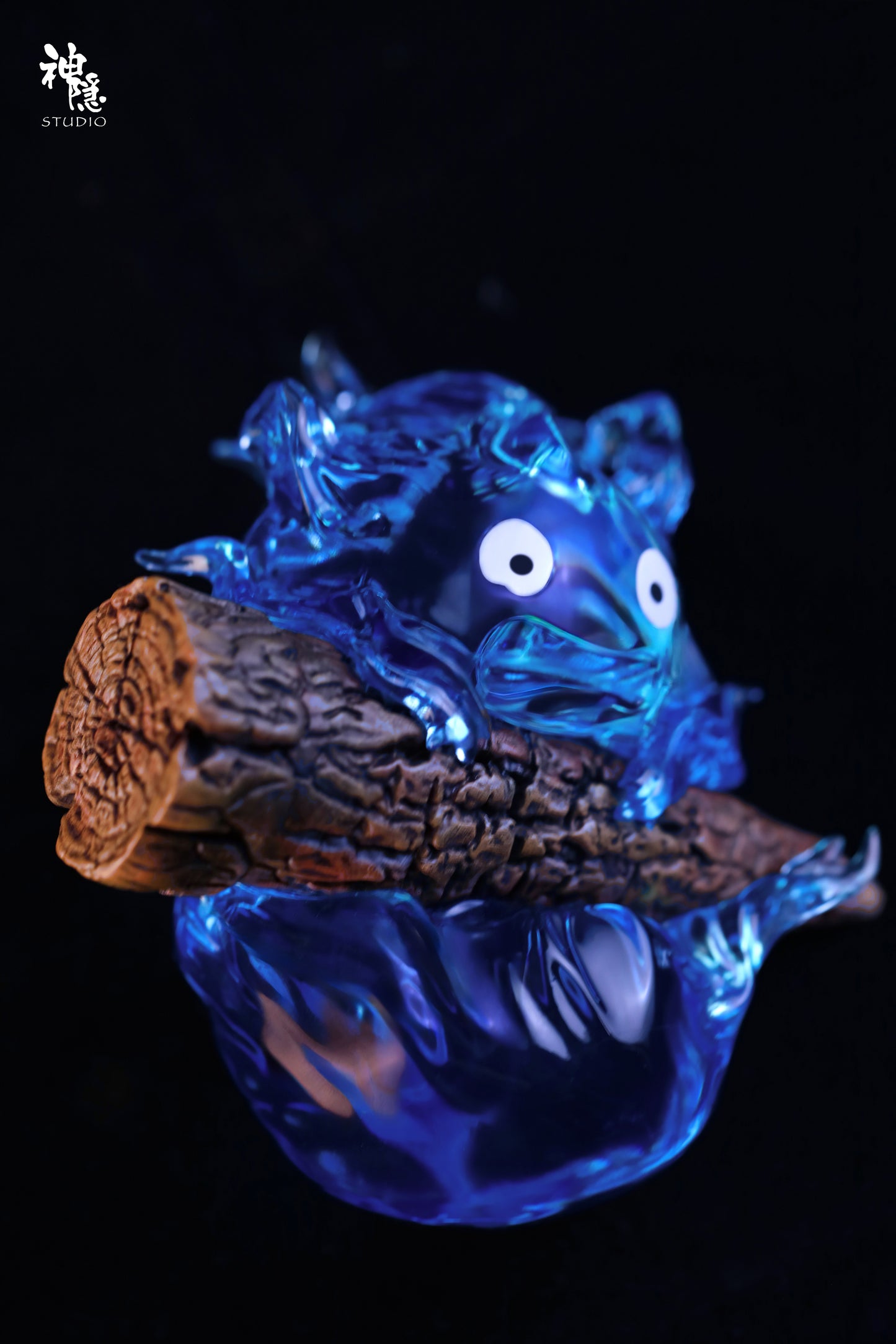 SHEN YIN STUDIO – HOWL’S MOVING CASTLE: MEETING SERIES, SAUCEPAN CALCIFER (BLUE VERSION) [PRE-ORDER]