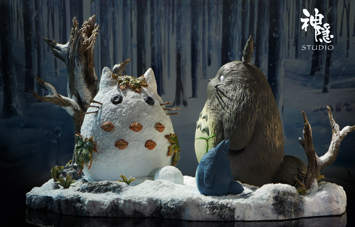 SHEN YIN STUDIO – MY NEIGHBOR TOTORO: MEETING SERIES, SNOW TOTORO [IN STOCK]