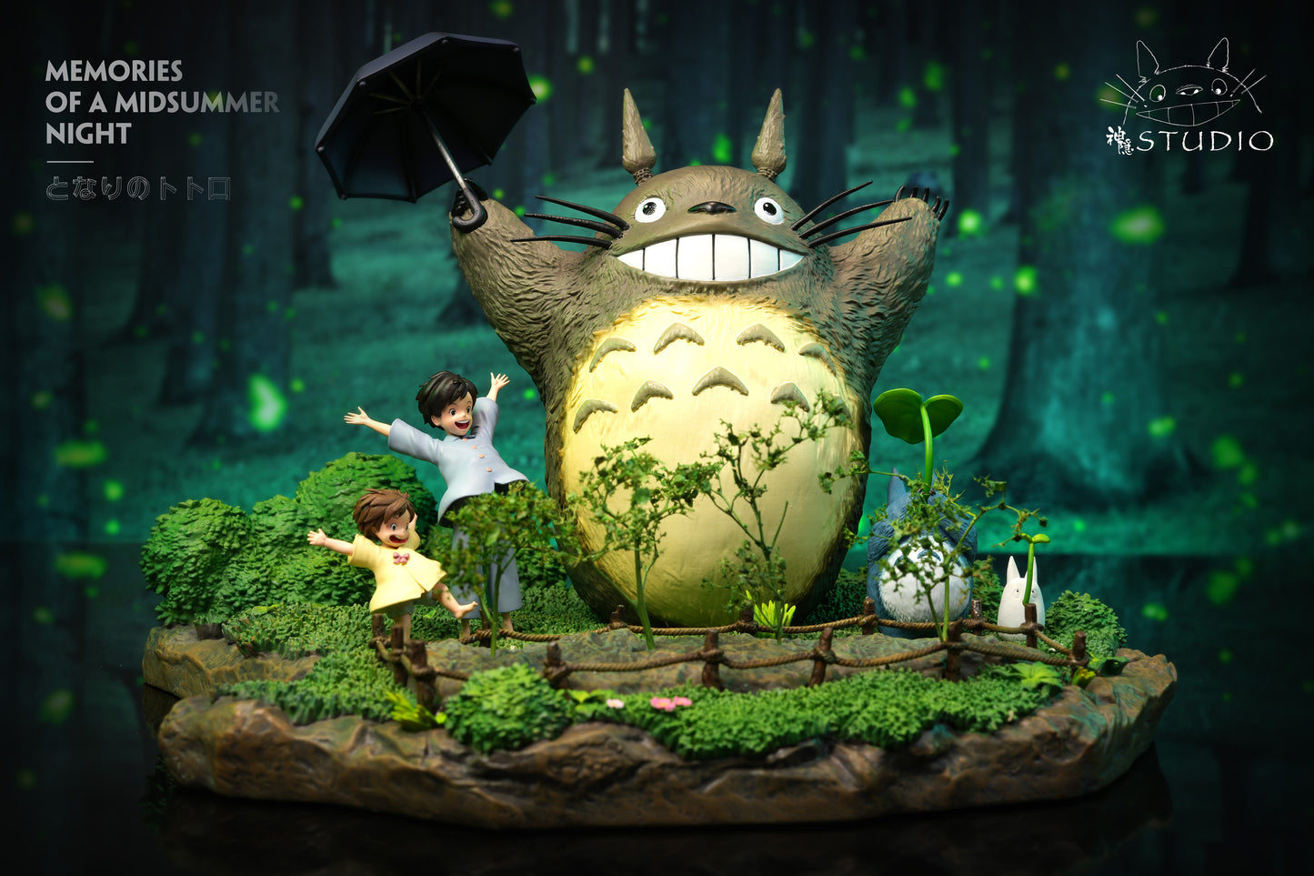 SHEN YIN STUDIO – MY NEIGHBOR TOTORO: STOP-MOTION MEMORIES SERIES, SET OF THREE [IN STOCK]