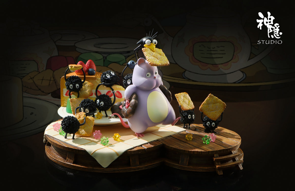 SHEN YIN STUDIO - SPIRITED AWAY BOH AND YU-BIRD GATHERING FOOD 1