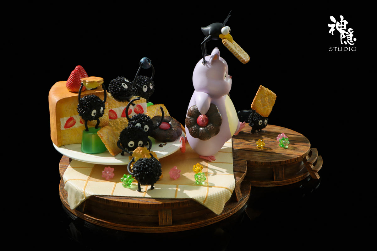 SHEN YIN STUDIO - SPIRITED AWAY BOH AND YU-BIRD GATHERING FOOD 2