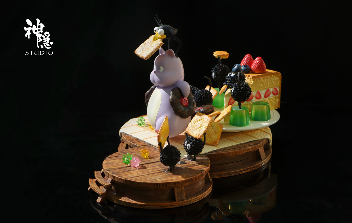 SHEN YIN STUDIO - SPIRITED AWAY BOH AND YU-BIRD GATHERING FOOD 3