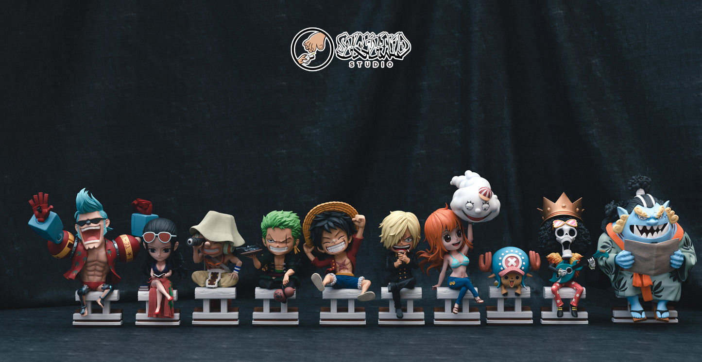 SHOWHAND STUDIO – ONE PIECE: STRAW HAT PIRATES SERIES, FRANKY, BROOK AND JINBE [PRE-ORDER]
