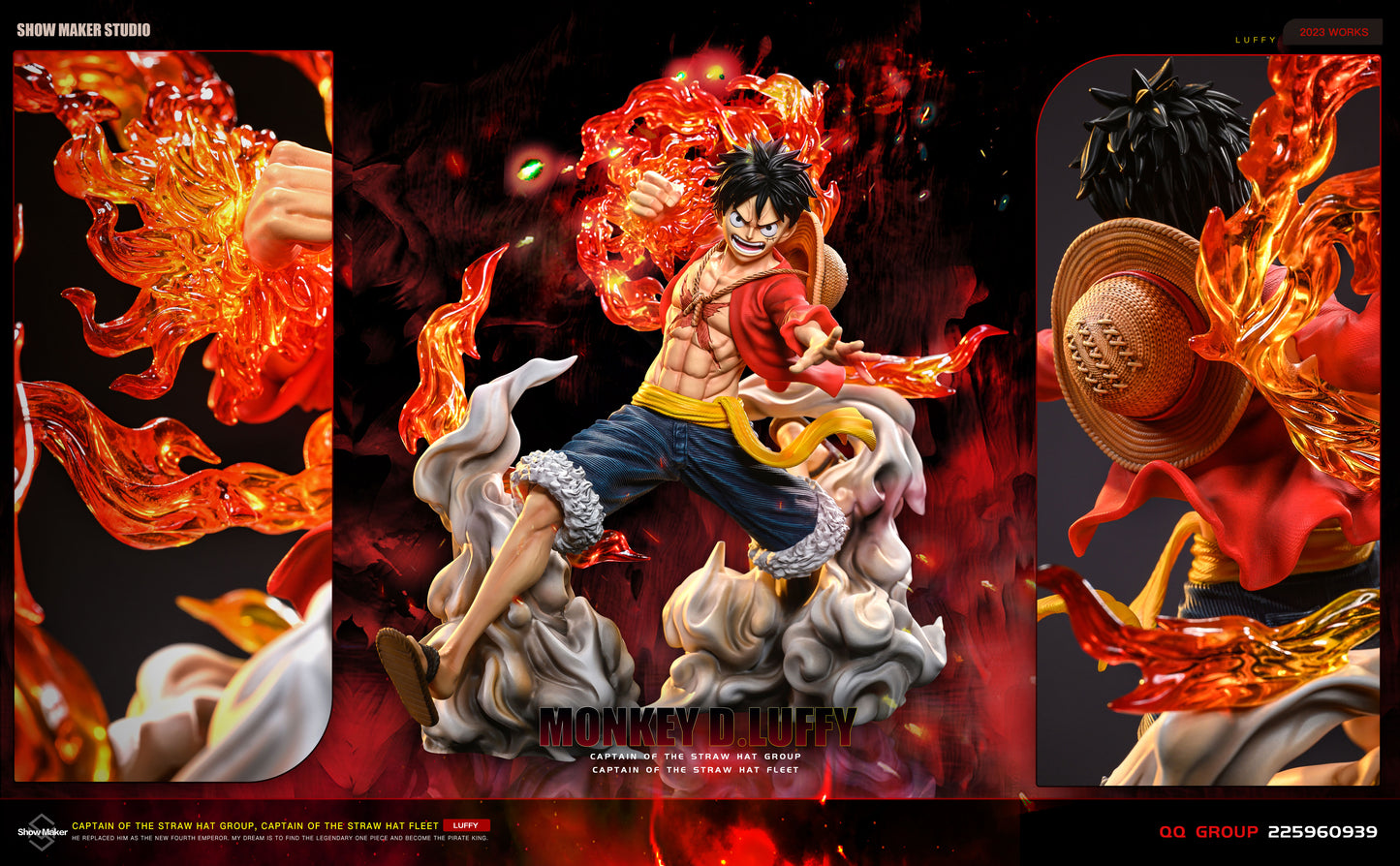 SHOW MAKER STUDIO – ONE PIECE: LUFFY SERIES 3. FIRE FIST LUFFY [IN STOCK]