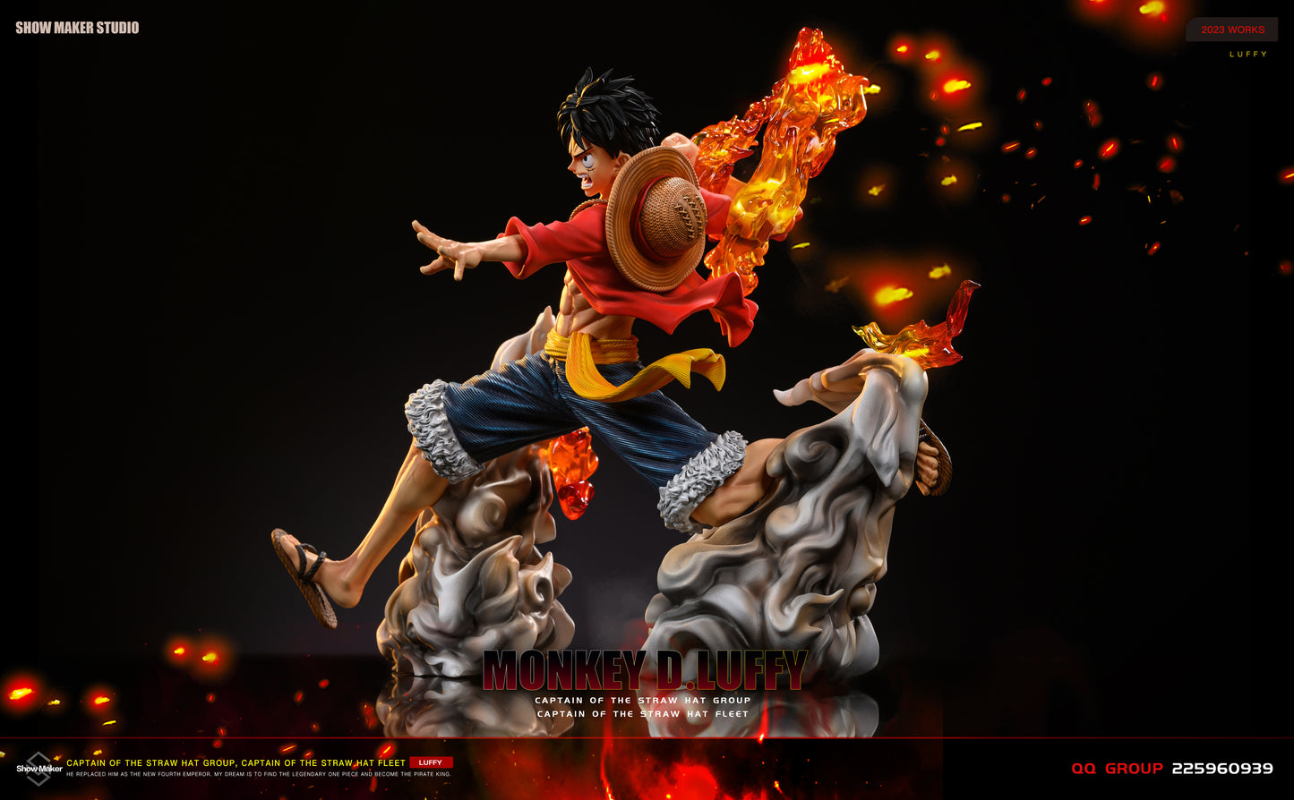 SHOW MAKER STUDIO – ONE PIECE: LUFFY SERIES 3. FIRE FIST LUFFY [IN STOCK]