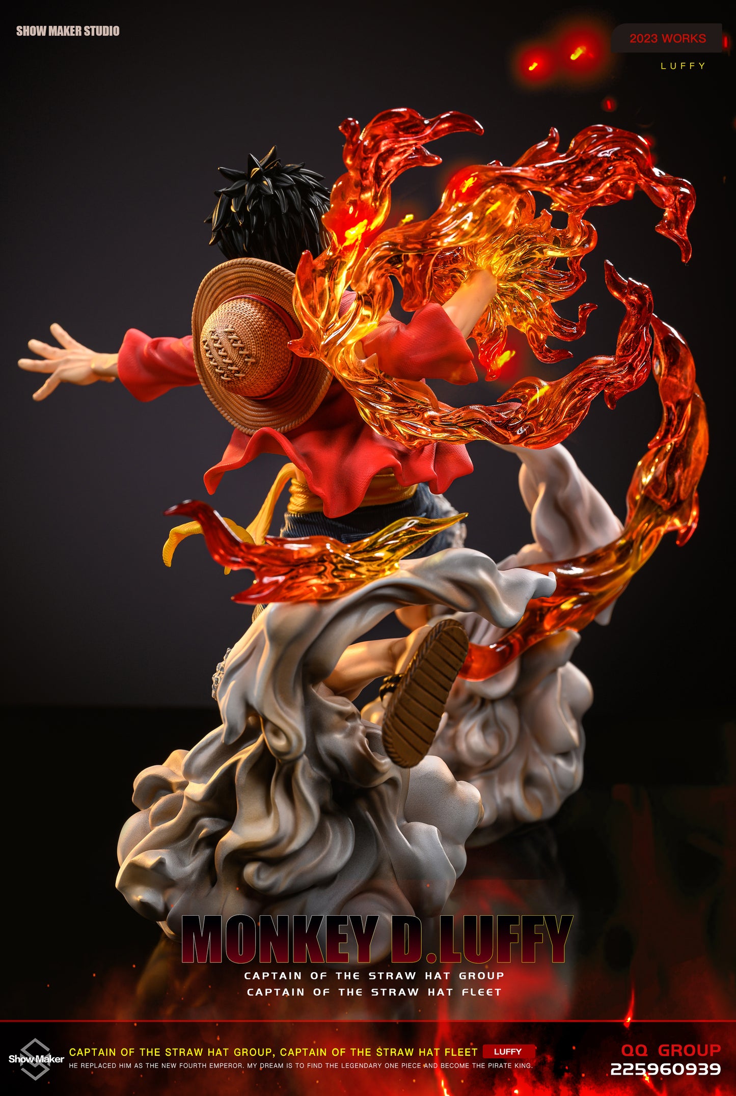 SHOW MAKER STUDIO – ONE PIECE: LUFFY SERIES 3. FIRE FIST LUFFY [IN STOCK]