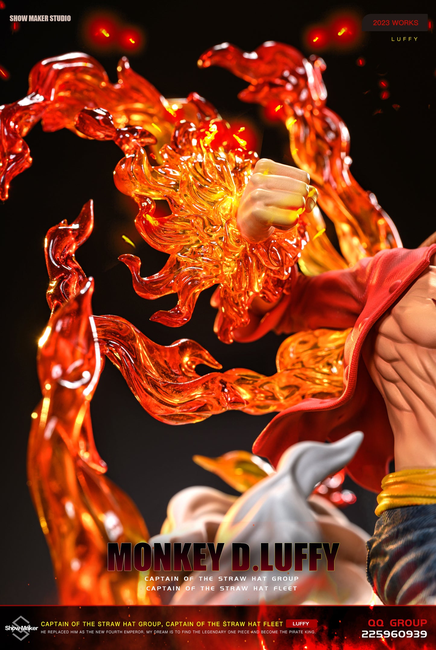 SHOW MAKER STUDIO – ONE PIECE: LUFFY SERIES 3. FIRE FIST LUFFY [IN STOCK]