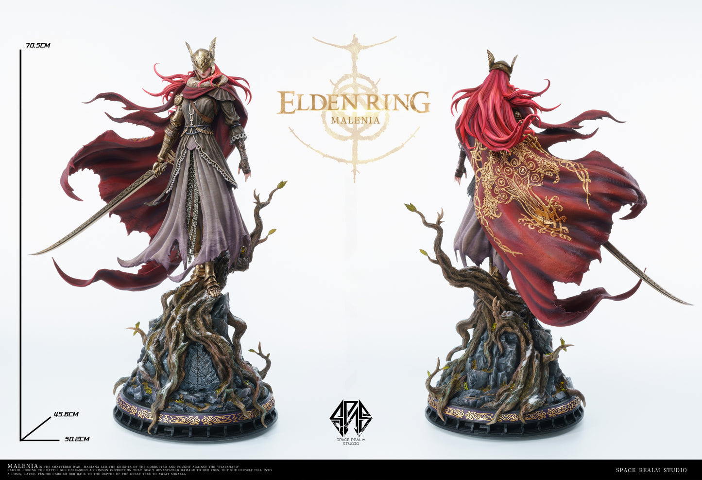 SPACE REALM STUDIO - ELDEN RING: SSS LEVEL STATUE SERIES 1. MALENIA, BLADE OF MIQUELLA [PRE-ORDER]