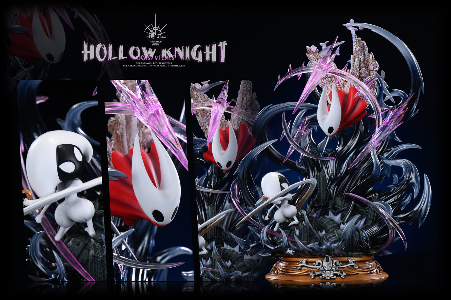 STONE CUSTOM x RADIANCE STUDIO - HOLLOW KNIGHT: 6. HORNET VS LACE [PRE-ORDER]
