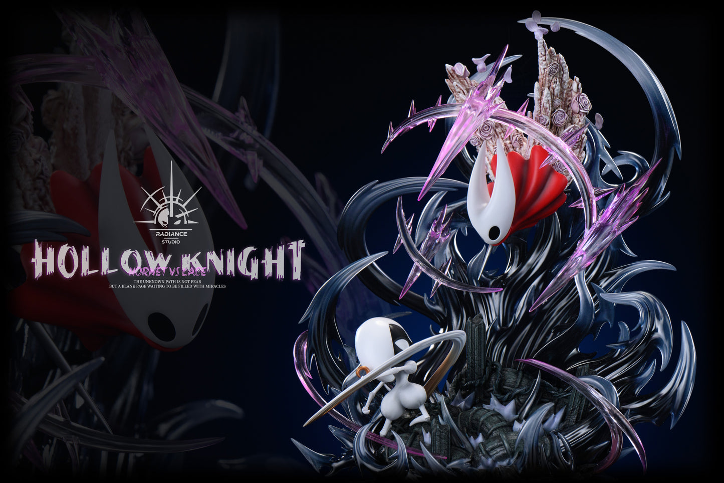 STONE CUSTOM x RADIANCE STUDIO - HOLLOW KNIGHT: 6. HORNET VS LACE [PRE-ORDER]
