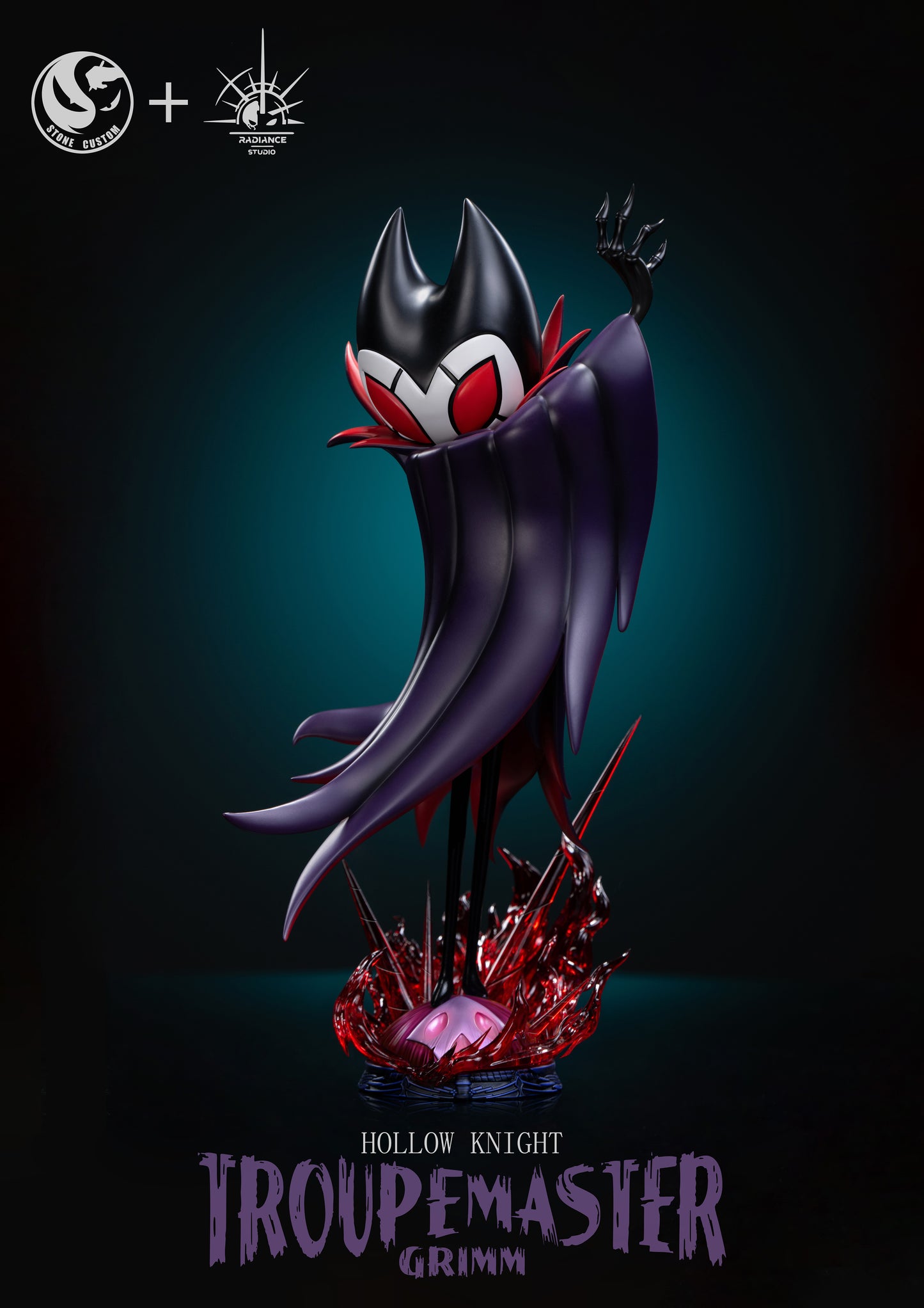 STONE CUSTOM x RADIANCE STUDIO – HOLLOW KNIGHT: 3. TROUPE MASTER GRIMM [PRE-ORDER]