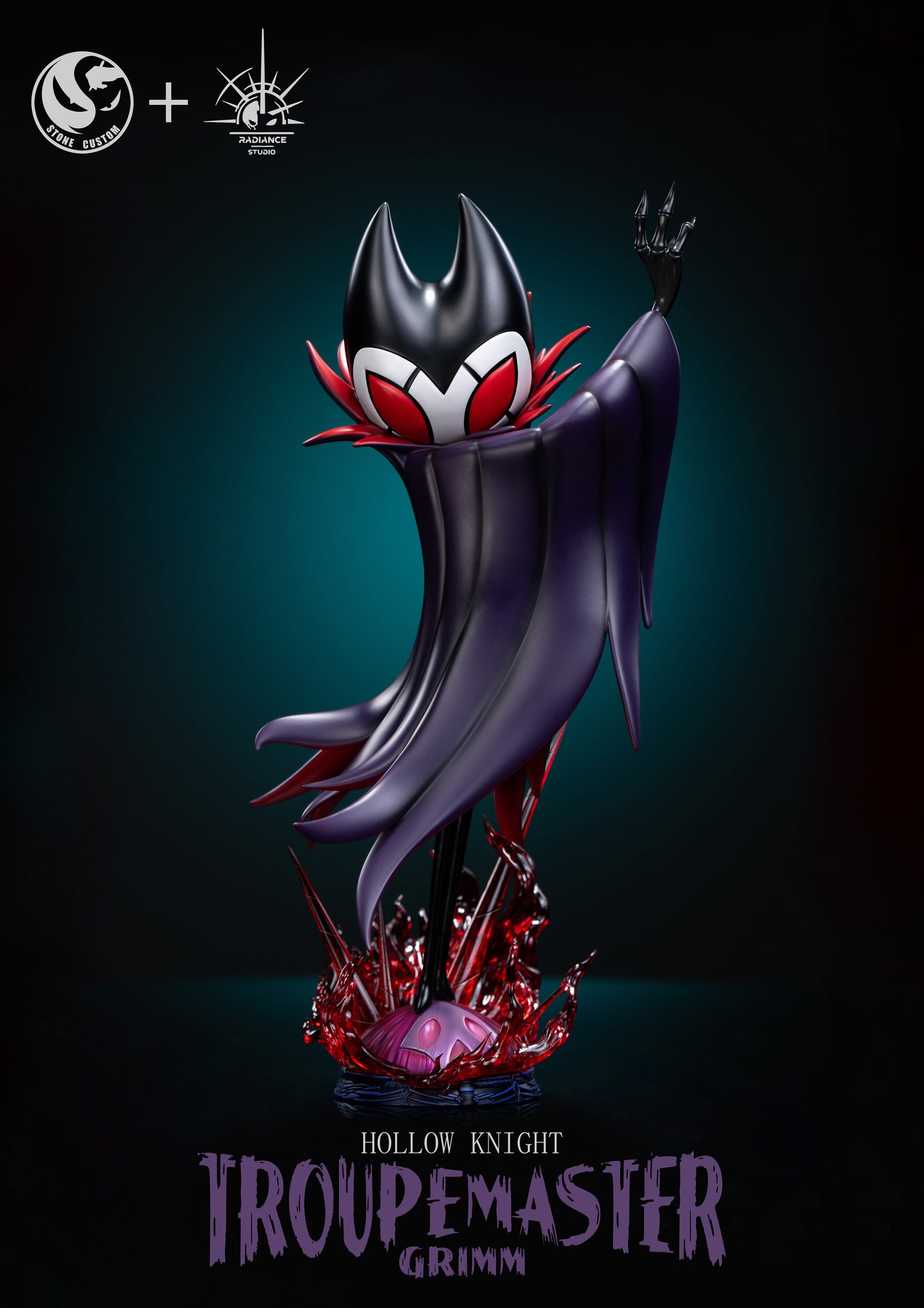 STONE CUSTOM x RADIANCE STUDIO – HOLLOW KNIGHT: 3. TROUPE MASTER GRIMM [PRE-ORDER]