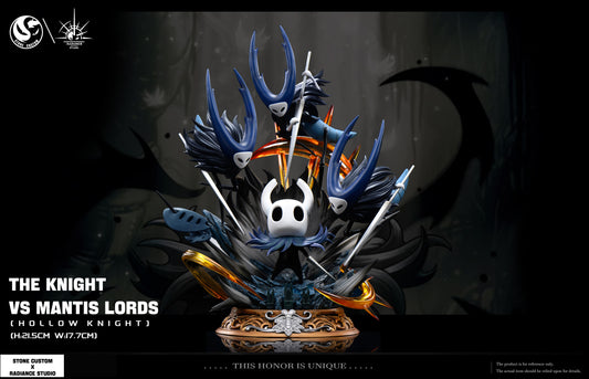 STONE CUSTOM x RADIANCE STUDIO – HOLLOW KNIGHT: 5. THE KNIGHT VS MANTIS LORDS [PRE-ORDER]