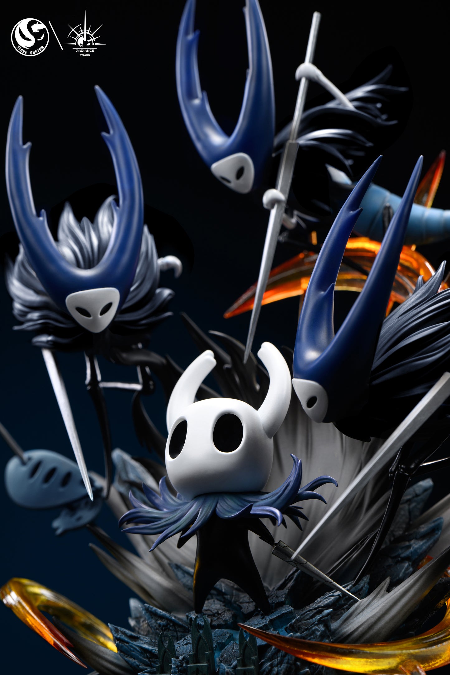 STONE CUSTOM x RADIANCE STUDIO – HOLLOW KNIGHT: 5. THE KNIGHT VS MANTIS LORDS [PRE-ORDER]