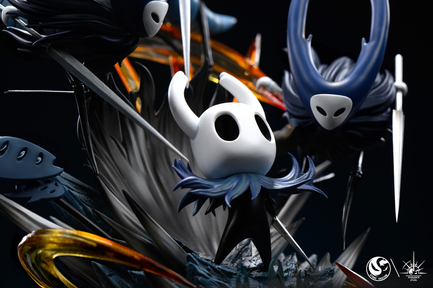 STONE CUSTOM x RADIANCE STUDIO – HOLLOW KNIGHT: 5. THE KNIGHT VS MANTIS LORDS [PRE-ORDER]