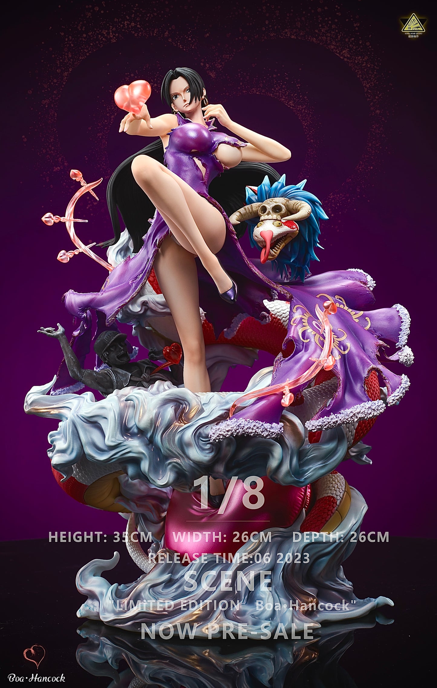 SUPER BOMB STUDIO – ONE PIECE: 7 WARLORDS BATTLE DAMAGED SERIES, 3. BOA HANCOCK [PRE-ORDER]