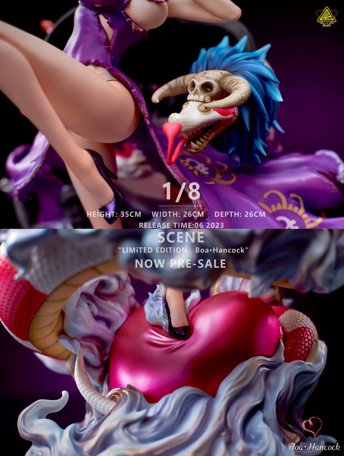 SUPER BOMB STUDIO – ONE PIECE: 7 WARLORDS BATTLE DAMAGED SERIES, 3. BOA HANCOCK [PRE-ORDER]