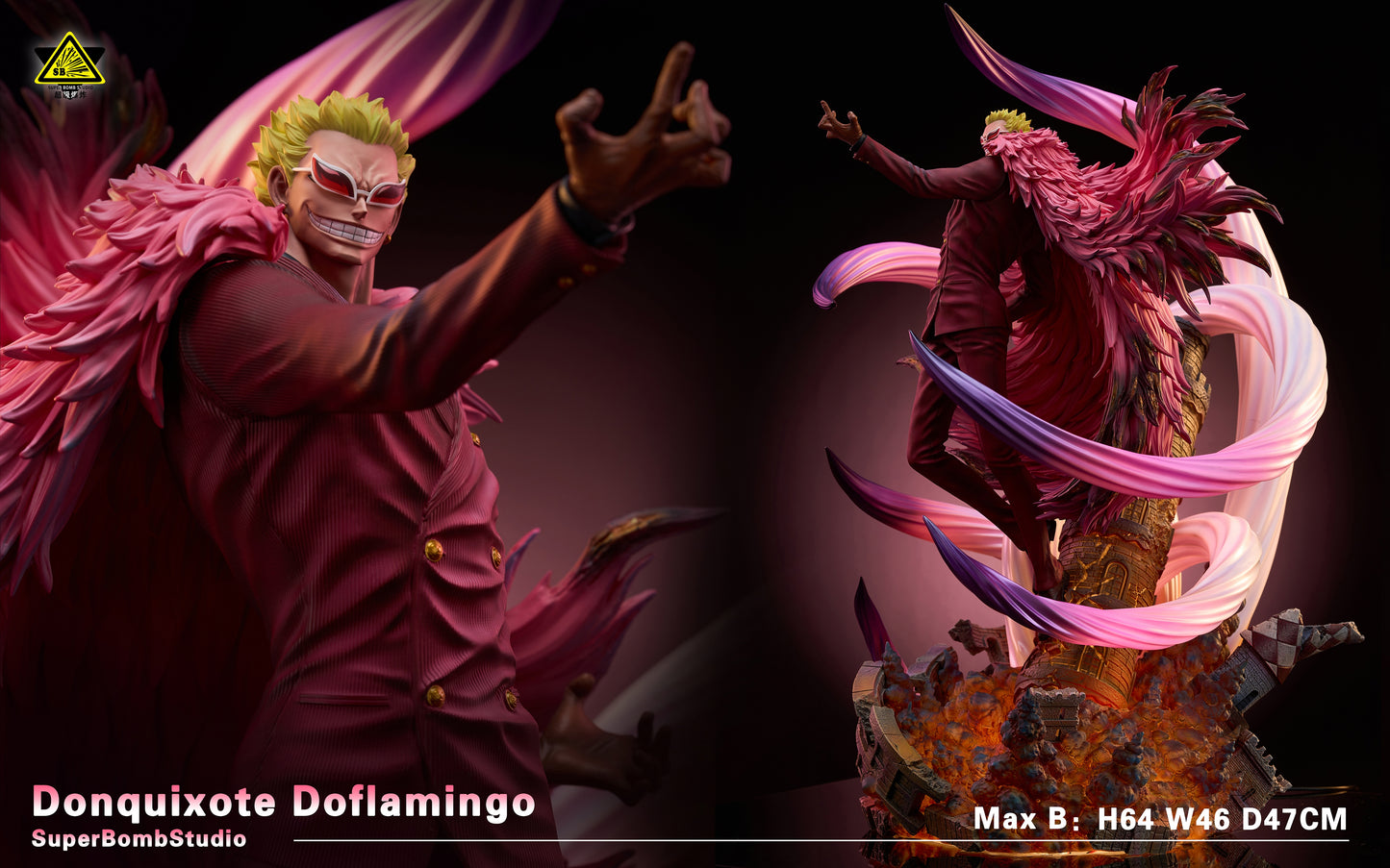 SUPER BOMB STUDIO – ONE PIECE: THIRD ANNIVERSARY DOFLAMINGO [PRE-ORDER]