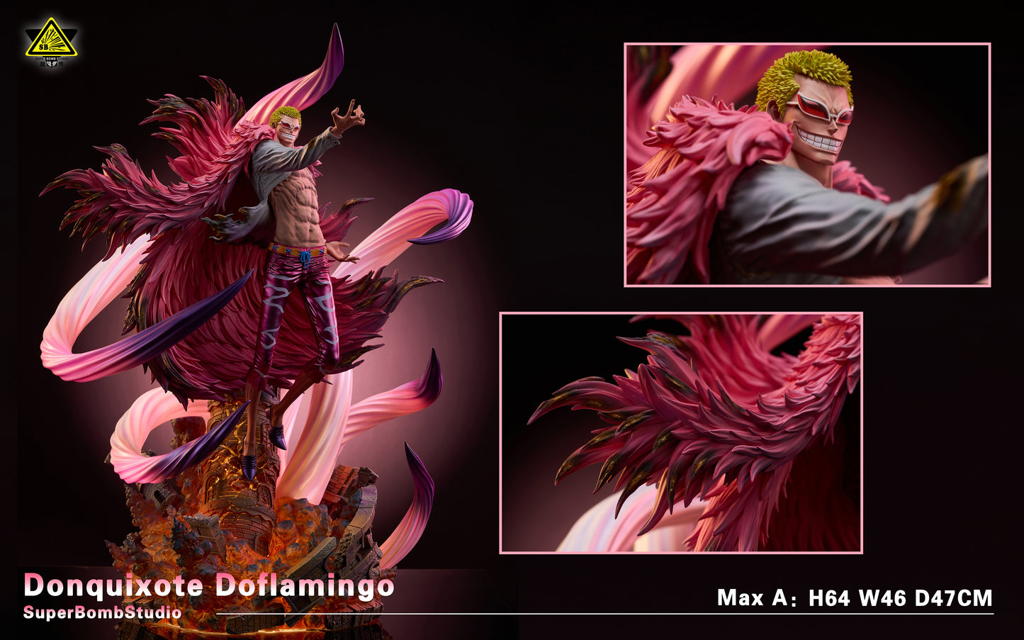 SUPER BOMB STUDIO – ONE PIECE: THIRD ANNIVERSARY DOFLAMINGO [PRE-ORDER]