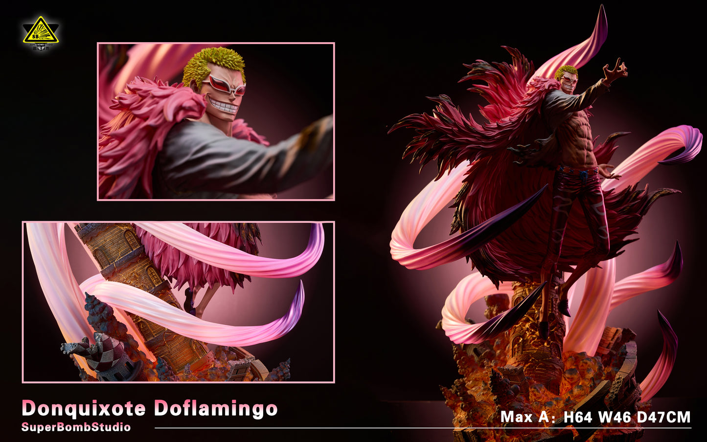 SUPER BOMB STUDIO – ONE PIECE: THIRD ANNIVERSARY DOFLAMINGO [PRE-ORDER]